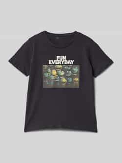 Tom Tailor Regular fit T-shirt van puur katoen