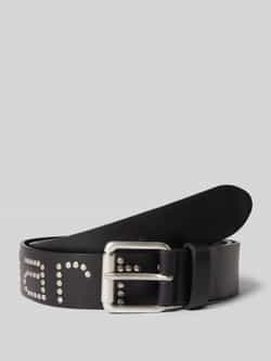 Carhartt Work In Progress Leren riem met doornsluiting model 'STUDS'