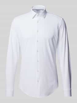 Jake*s Slim fit zakelijk overhemd met effen structuur