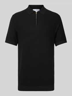 Selected Homme Poloshirt met korte ritssluiting