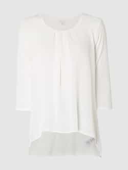 Apricot Blouseshirt met dubbele-laagjeslook