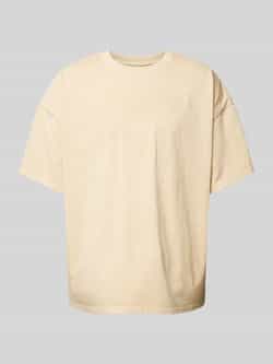 Karl Kani Geborduurd Logo Box Tee Beige Heren