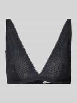 Marc O'Polo Nauwsluitende bralette met geometrisch design van kant
