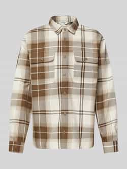Casual friday Regular fit overhemdjack met borstzakken model 'AUSTER'
