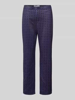 RAFFAELLO ROSSI Straight leg stoffen broek in verkorte pasvorm model 'MACY'