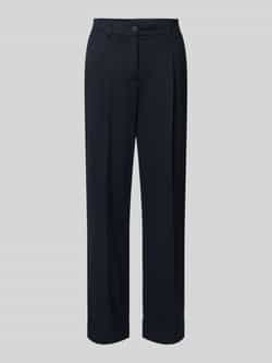 Someday Straight leg stoffen broek met bandplooien model 'Cisilia easy'