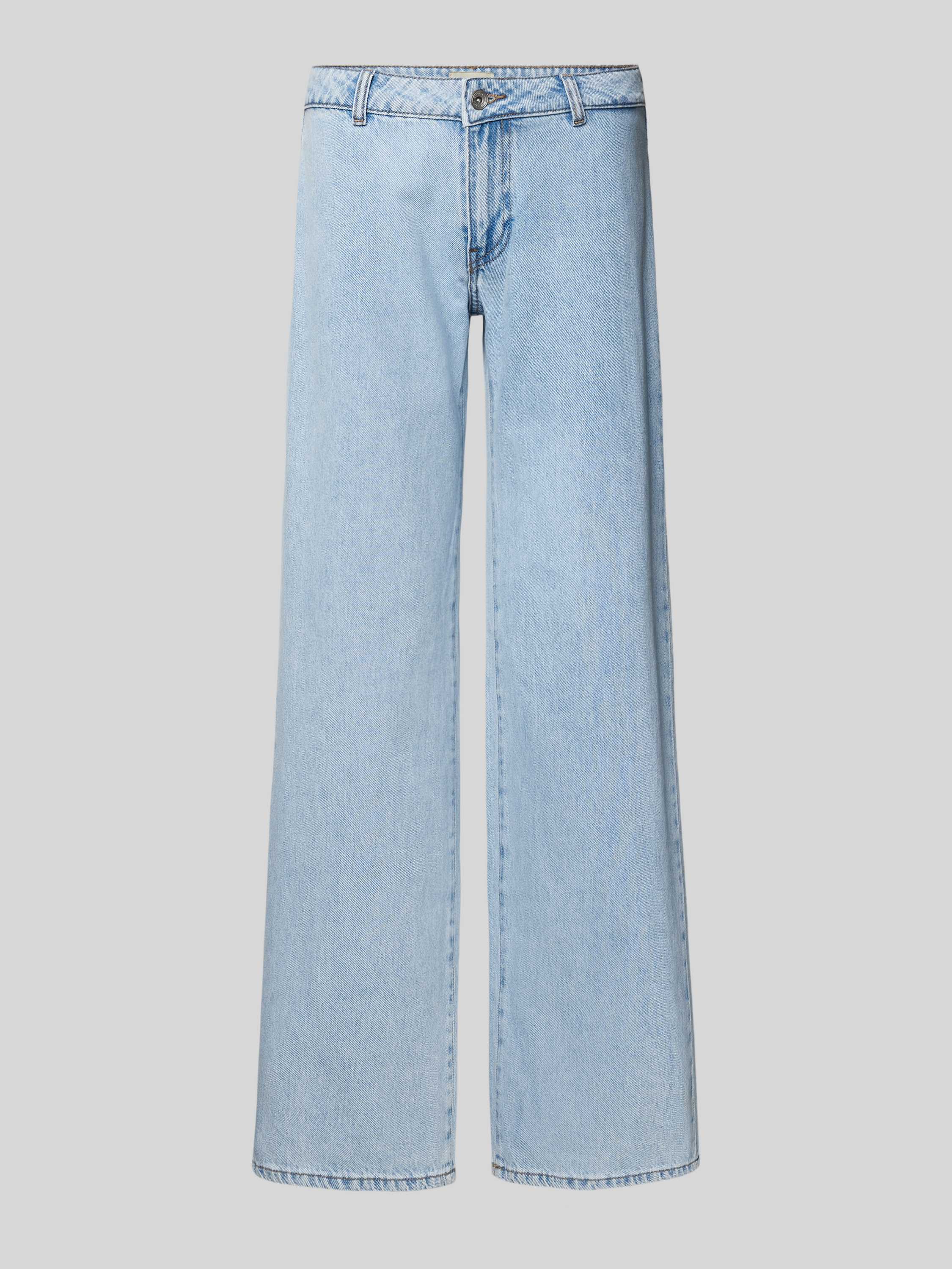 Only Wide fit jeans met knoopsluiting model 'KANE'