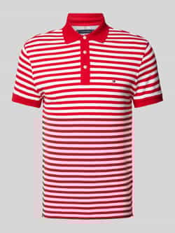 Tommy Hilfiger Slim fit poloshirt met labelstitching