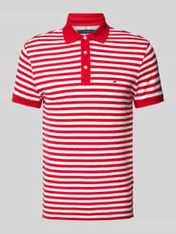 Tommy Hilfiger Slim fit poloshirt met labelstitching