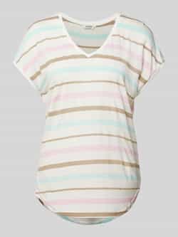 B.Young T-shirt met V-hals model 'Rokoko'