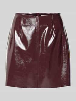 NEO NOIR Minirok met bandplooien model 'Hemie'