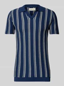 Blend Slim fit poloshirt met ribboorden model 'BHAMOS'