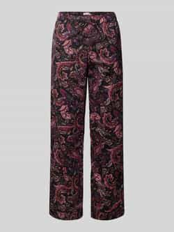 Christian Berg Woman Relaxed fit pyjamabroek met all-over paisleyprint