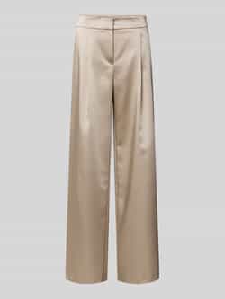 Jake*s Cocktail Wide leg bandplooibroek met steekzakken