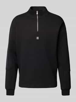 HUGO Regular fit sweatshirt van katoenmix model 'DANOVOTOP'