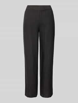 MOS MOSH Relaxed fit linnen broek met steekzakken model 'Emmi'