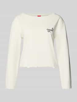 HUGO Regular fit shirt met lange mouwen en katoen