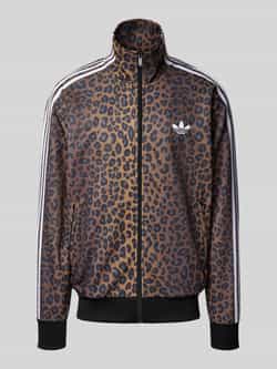 adidas Originals Sweatjack met opstaande kraag en labelstitching