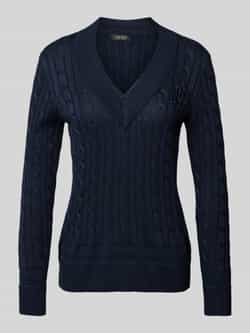 Lauren Ralph Lauren Gebreide pullover met ribboorden