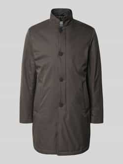 Roy Robson Nylon jas met opstaande kraag en steekzakken