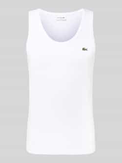 Lacoste Slim fit tanktop van puur katoen