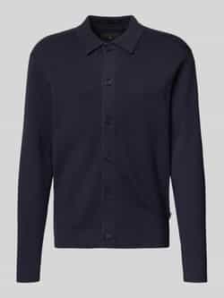 Jack & Jones Premium Gebreid jack met kentkraag model 'MILANO'
