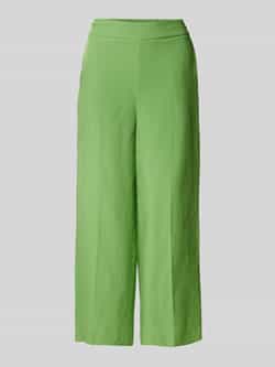 Zero Wide leg stoffen broek met persplooien