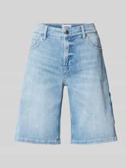 CAMBIO Regular fit korte jeans met zakken op de pijp model 'ALIA'