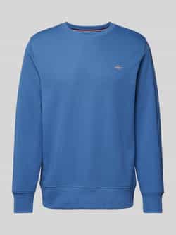 Gant Sweatshirt met labelstitching model 'SHIELD'