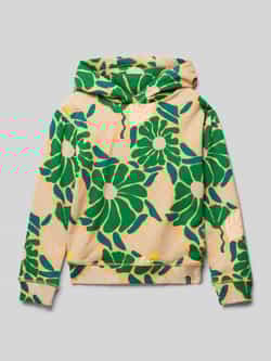 Cars hoodie HEDDI met all over print licht oranje groen Sweater All over print 176