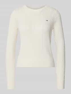 Tommy Jeans Regular fit gebreide pullover van zuiver katoen