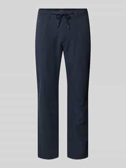 MCNEAL Tapered fit stoffen broek met Elastische band