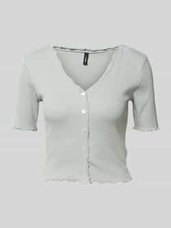 Only Slim fit T-shirts van katoenmix model 'LAILA'