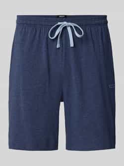 Boss Regular fit sweatshorts van een mix van katoen en elastaan
