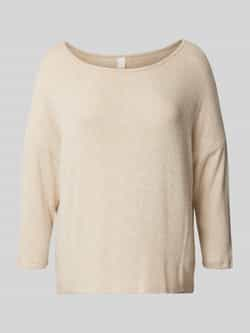 QS Gebreide pullover met extra brede schouders model 'Missoni'