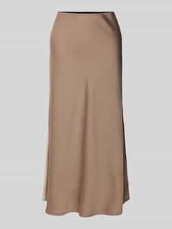 Y.A.S. Dames Rokken Yaspella Hw Midi Skirt S. Bruin
