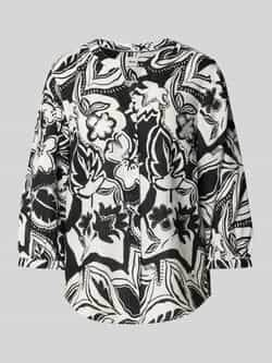 BRAX Linnen blouse met 3 4-mouwen model 'Velia'