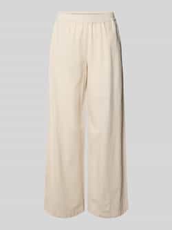 Milano italy Linnen broek met elastische band