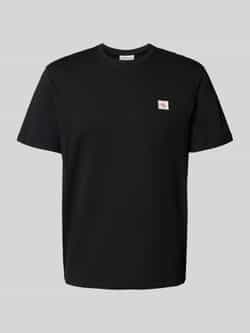 CALVIN KLEIN JEANS regular T-shirt BADGE 30S zwart