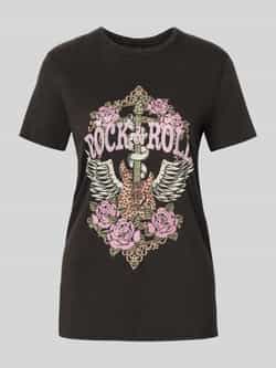 Only Shirt met ronde hals ONLLUCY REG S S TOP JRS NOOS