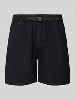 WOODBIRD Korte relaxed fit broek met riem model 'Choi'