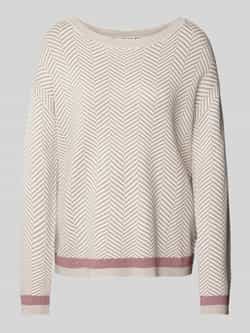 Tom Tailor Oversized gebreide pullover met boothals