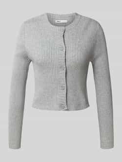 Only Regular fit gebreid jack van viscosemix model 'KATIA'