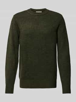 Casual friday Gebreide pullover met ribboorden model 'Karl'