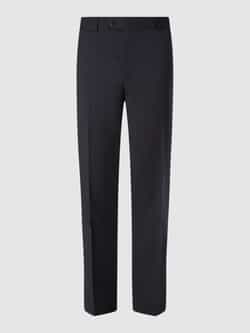 carl gross Straight fit pantalon van scheerwol model 'STEVE'