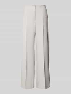 RAFFAELLO ROSSI Wide leg stoffen broek met structuurmotief model 'AGATHA'