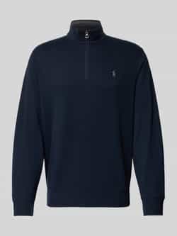 Ralph Lauren Donkerblauwe Half Zip Sweater Blue Heren