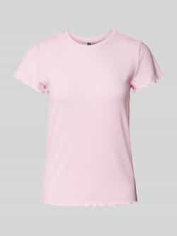 Pieces Slim fit T-shirt met viscose model 'NICCA'