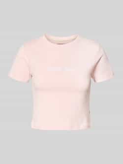 Guess Jeans Kort T-shirt met labelstitching