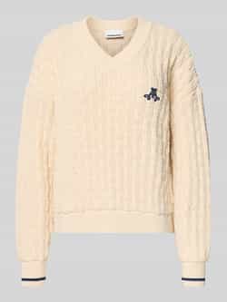 ARMEDANGELS Loose fit gebreide pullover van puur katoen model 'CAARLAS STRUCTURE'